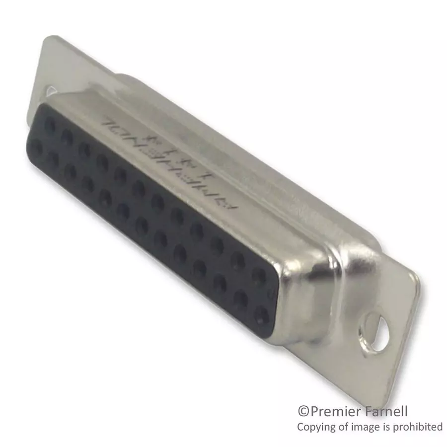 AMPHENOL COMMUNICATIONS SOLUTIONS CONNECTOR, D SUB, RCPT, 25POS, L177SDB25SOL2