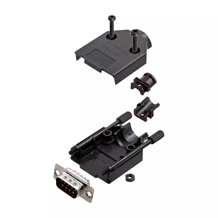 AMPHENOL COMMUNICATIONS SOLUTIONS D SUB CONNECTOR, PLUG, 9POS, SOLDER, L17DTPK-P-09+L717SDE09P