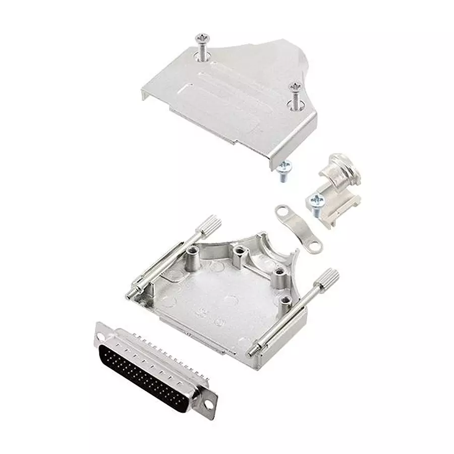 AMPHENOL COMMUNICATIONS SOLUTIONS HD-D SUB CONNECTOR, PLUG, 44POS, SOLDER, L17MHDM25+L717HDB44P