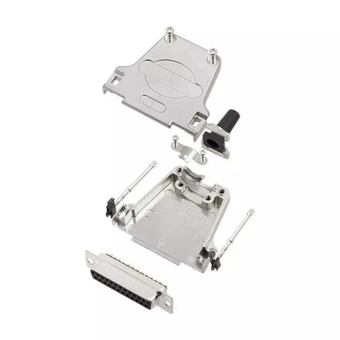 AMPHENOL COMMUNICATIONS SOLUTIONS D SUB CONNECTOR, RCPT, 25POS, SOLDER, L17DTZF25-LJS-RG+L77SDB25S