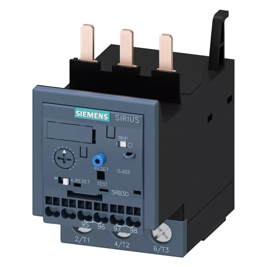 Siemens SIRIUS 3RU2 Thermal Overload Relay 1NC/1NO, 32 A F.L.C, 3 A Contact Rating, 30 kW, 3P, SIRIUS, 3RU21264EC1