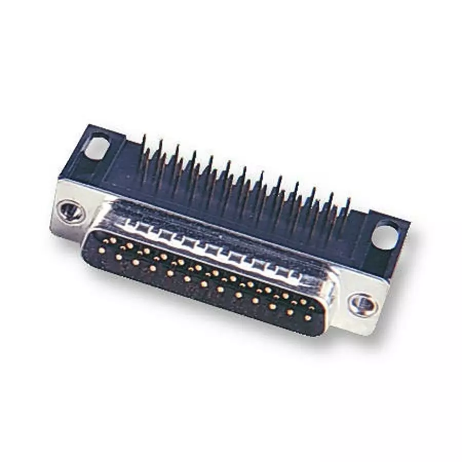 ITT CANNON D Sub Connectors PLUG, D, T&D, R/A, 25WAY, ZDB25P1AKN-146