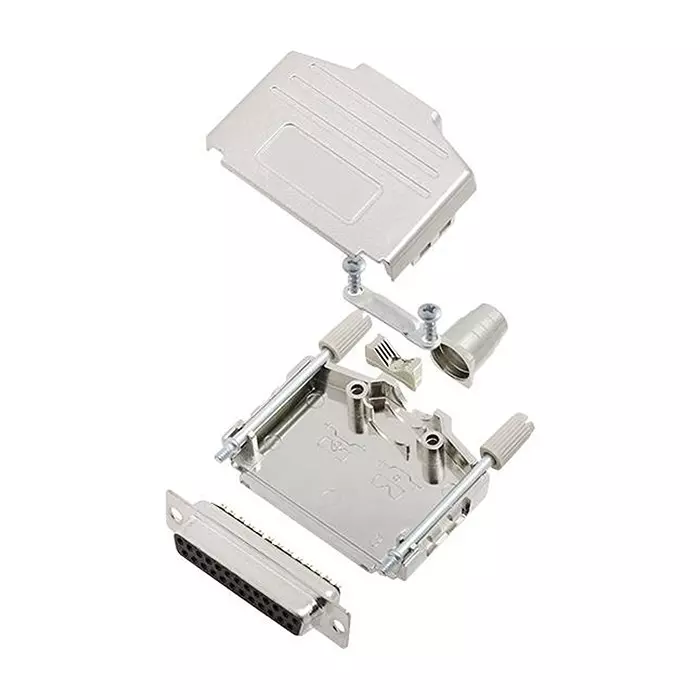 AMPHENOL COMMUNICATIONS SOLUTIONS D SUB CONNECTOR, RCPT, 25POS, SOLDER, L17DPPK25-M+L77SDB25S