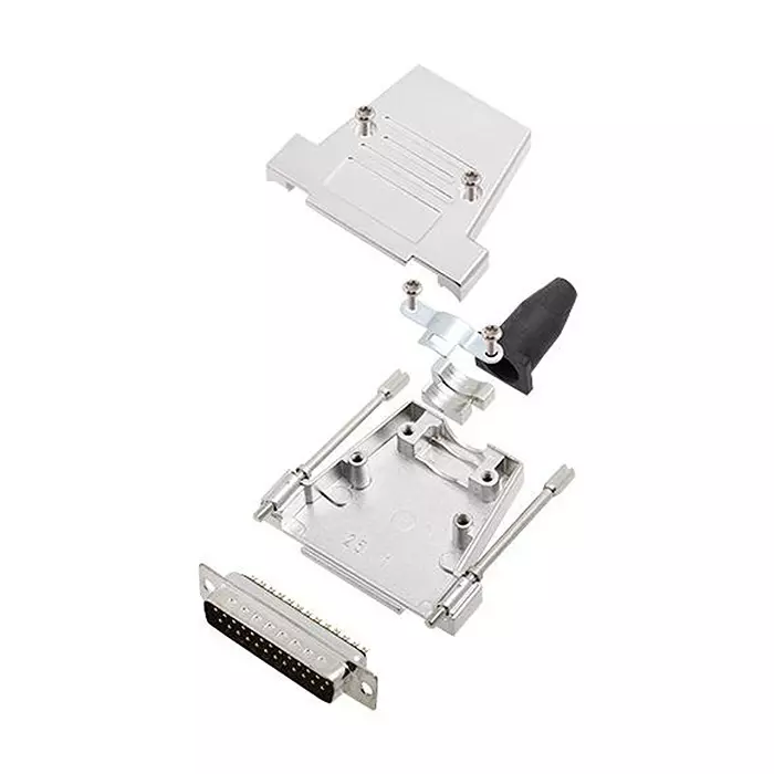AMPHENOL COMMUNICATIONS SOLUTIONS D SUB CONNECTOR, PLUG, 25POS, SOLDER, L17DTSL25-RG-LJS-T+L717SDB25P