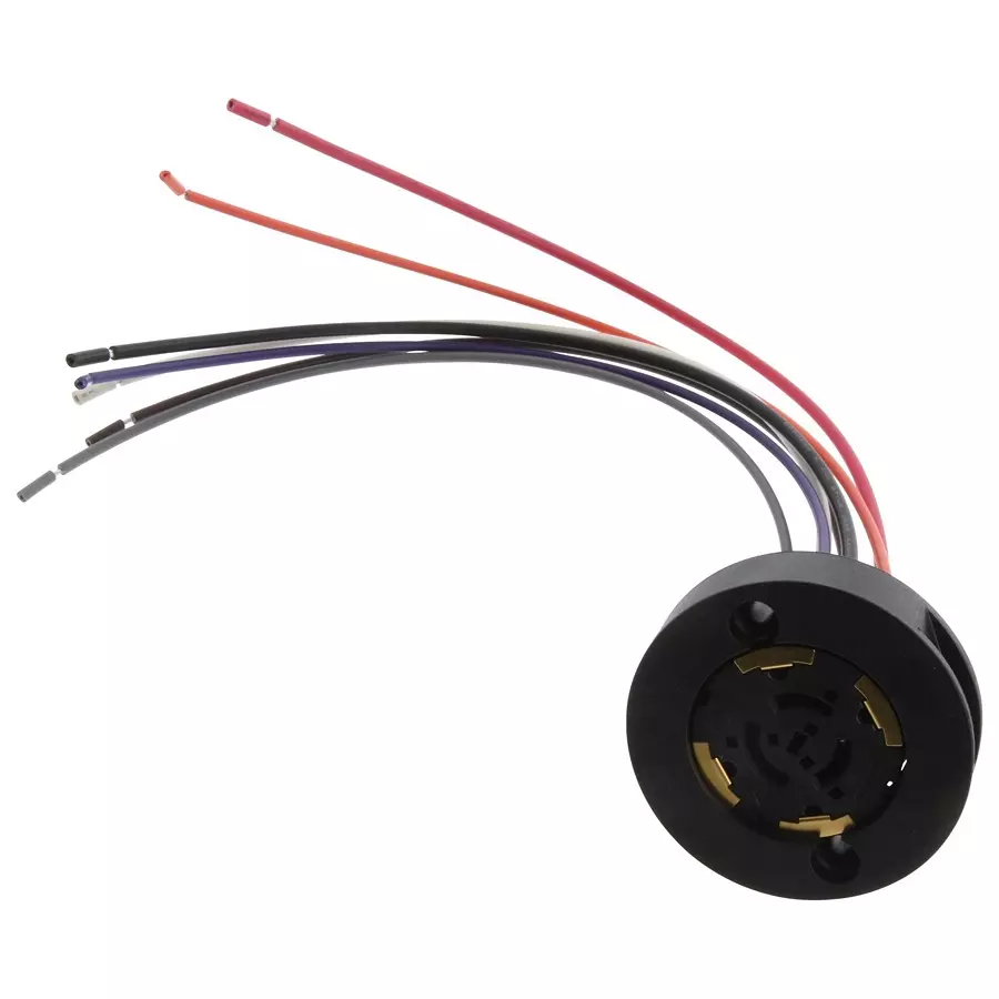 AMPHENOL COMMUNICATIONS SOLUTIONS LED CONN, RCPT, 7POS, CABLE MOUNT, 14AWG, FLA-R4142-30.