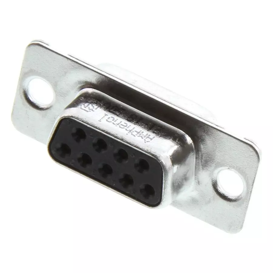 AMPHENOL COMMUNICATIONS SOLUTIONS D SUB CONN, RCPT, DE, 9POS, SOLDER CUP, L77DFE09S