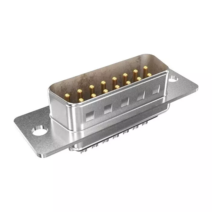 AMPHENOL COMMUNICATIONS SOLUTIONS D SUB CONN, PLUG, 15POS, DA, SOLDER CUP, NFD17A15PB2E1BA