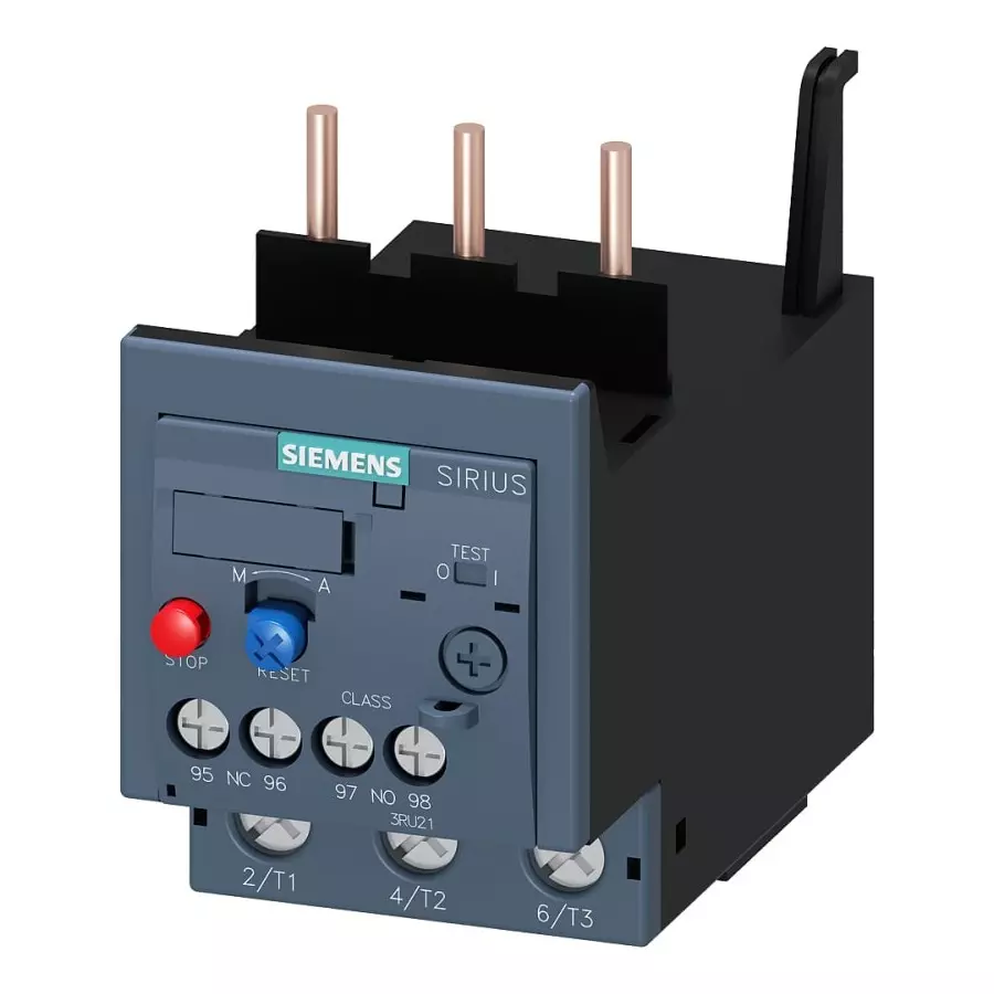 Siemens 3RB Overload Relay 1NC/1NO, 50 A F.L.C, 4 A Contact Rating, 45 kW, 3P, SIRIUS, 3RB31434UD0