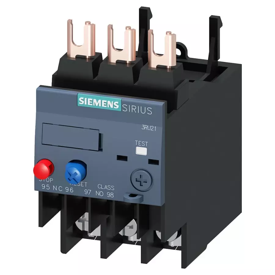 Siemens SIRIUS 3RU2 Thermal Overload Relay 1NC/1NO, 12.5 A F.L.C, 3 A Contact Rating, 7.5 kW, 3P, SIRIUS, 3RU21361KD0