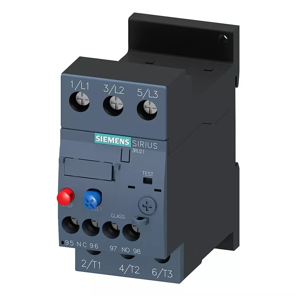 Siemens SIRIUS 3RU2 Thermal Overload Relay 1NC/1NO, 90 A F.L.C, 3 A Contact Rating, 75 kW, 3P, SIRIUS, 3RU21464LD0