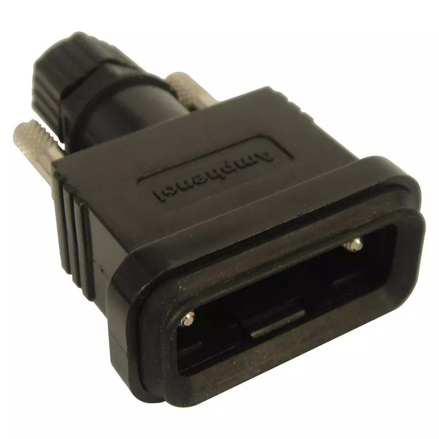 AMPHENOL COMMUNICATIONS SOLUTIONS D SUB HOOD, 180DEG, DE, L17EDEPS.