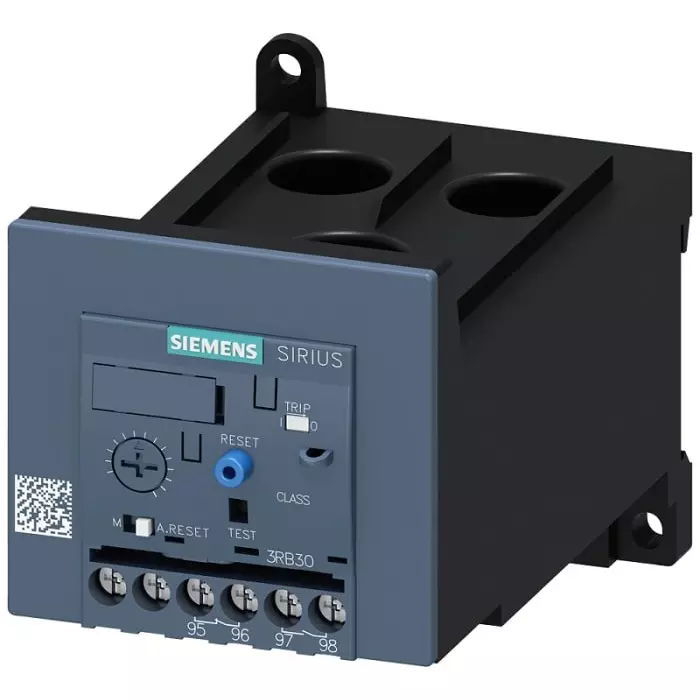 Siemens 3RB Overload Relay 1NC/1NO, 50 A F.L.C, 4 A Contact Rating, 45 kW, 3P, SIRIUS, 3RB30461UD0