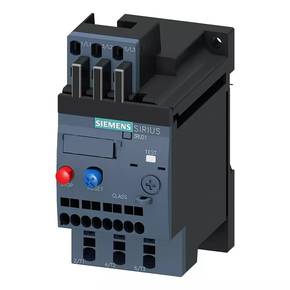 Siemens SIRIUS 3RU2 Thermal Overload Relay 1NC/1NO, 50 A F.L.C, 3 A Contact Rating, 45 kW, 3P, SIRIUS, 3RU21364HD1