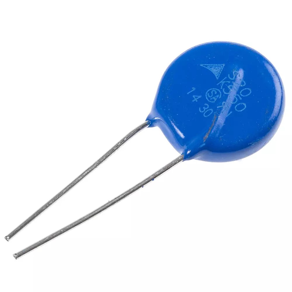 Epcos Metal Oxide Varistor Metal 910 V 6500 Amp Current 320 pF Capacitance Length, B72220S0551K101 (Pack of 200)