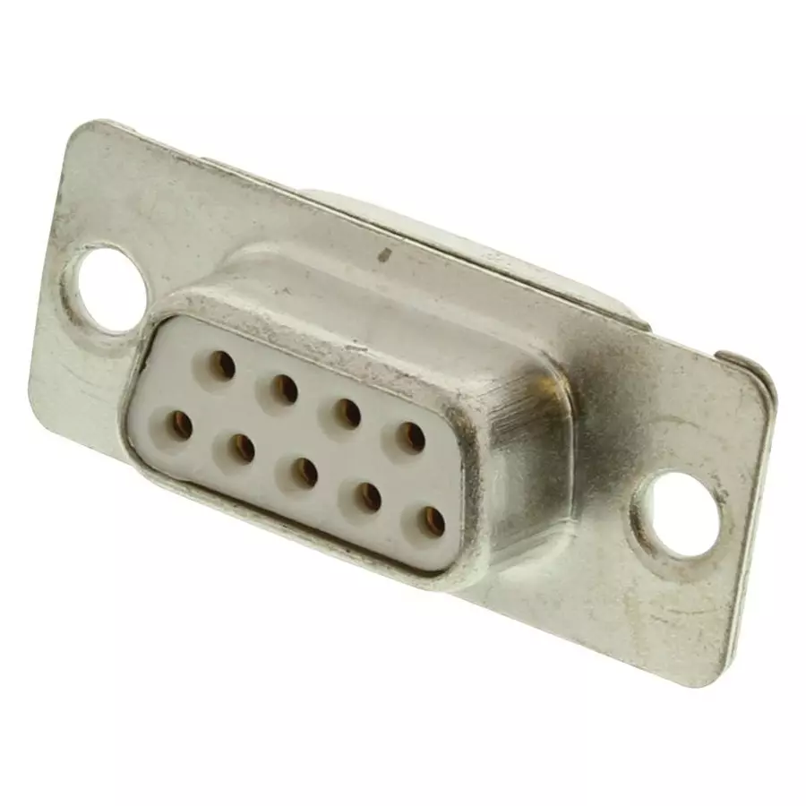 AMPHENOL COMMUNICATIONS SOLUTIONS D SUB, RECEPTACLE, STANDARD, 9WAY, DE09S064TLF (Pack of 10)