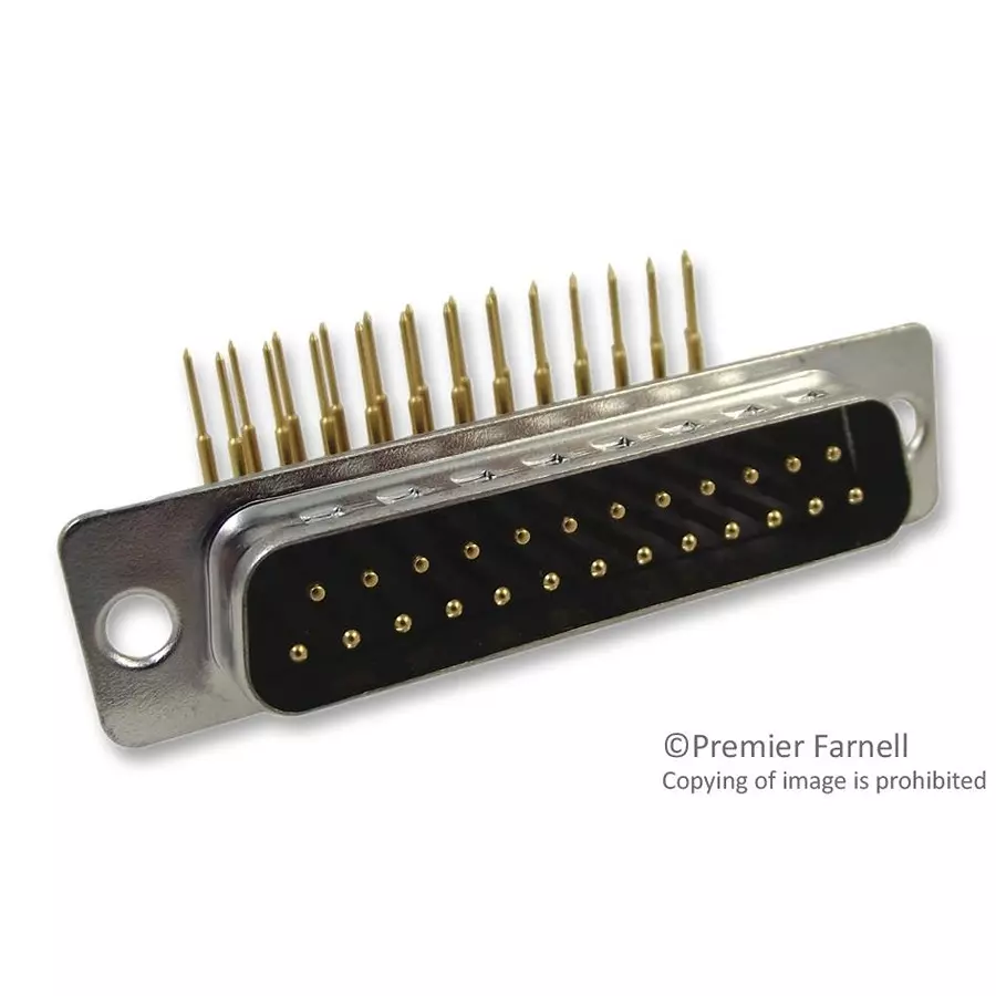 AMPHENOL COMMUNICATIONS SOLUTIONS CONNECTOR, D SUB, PLUG, 25POS, L717DFB25P1AON