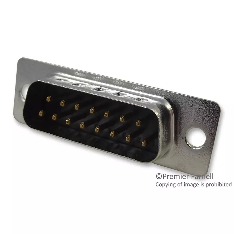 AMPHENOL COMMUNICATIONS SOLUTIONS CONNECTOR, D SUB, PLUG, 15POS, L777SDA15POL2