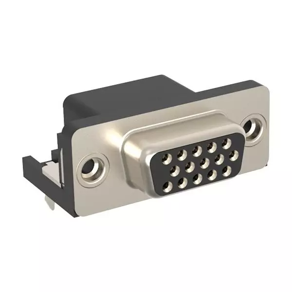 AMPHENOL COMMUNICATIONS SOLUTIONS HD-D SUB CONN, RCPT, DE, 15POS, SOLDER, L77HDE15SD1CH4RHNVGA