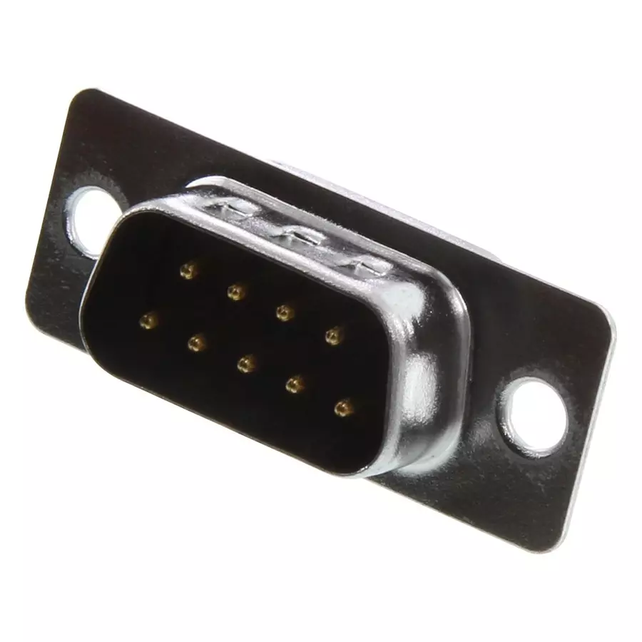 AMPHENOL COMMUNICATIONS SOLUTIONS D SUB CONN, PLUG, DE, 9POS, SOLDER CUP, FCE17-E09PM-2E0