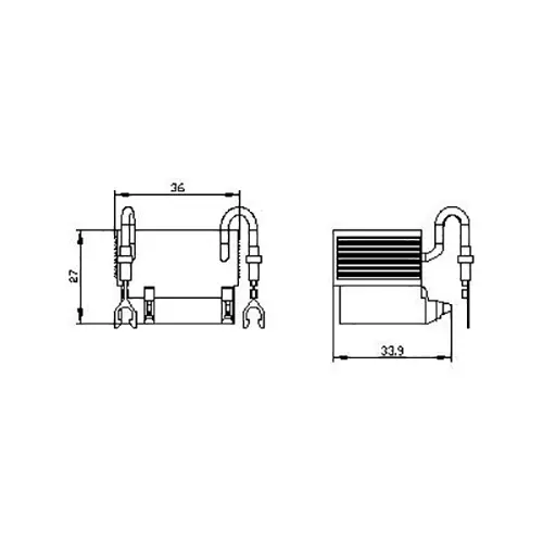 Siemens 3RT1956-1CC00 70-150 V Surge Suppressor RC Element for 3RT1 Size S6, S10, S12 Contactor