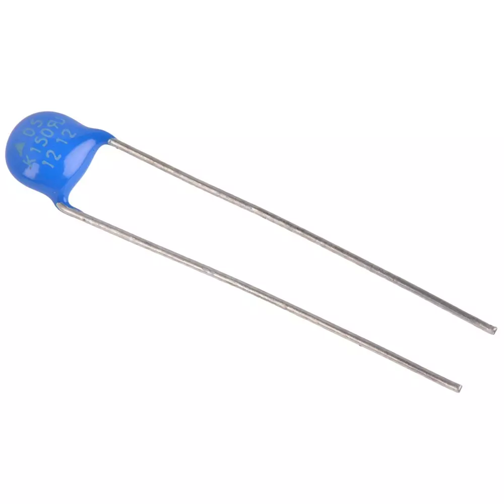 Epcos Metal Oxide Varistor Metal 240 V Current 115 pF Capacitance Length, B72205S0151K101 (Pack of 1000)