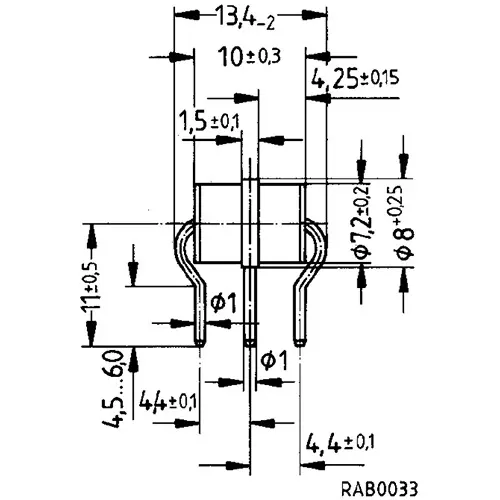 Epcos B88069X Series Surge Suppressor Unit 25 kA Maximum Current 3 Pole 350 V DC, B88069X7200B502