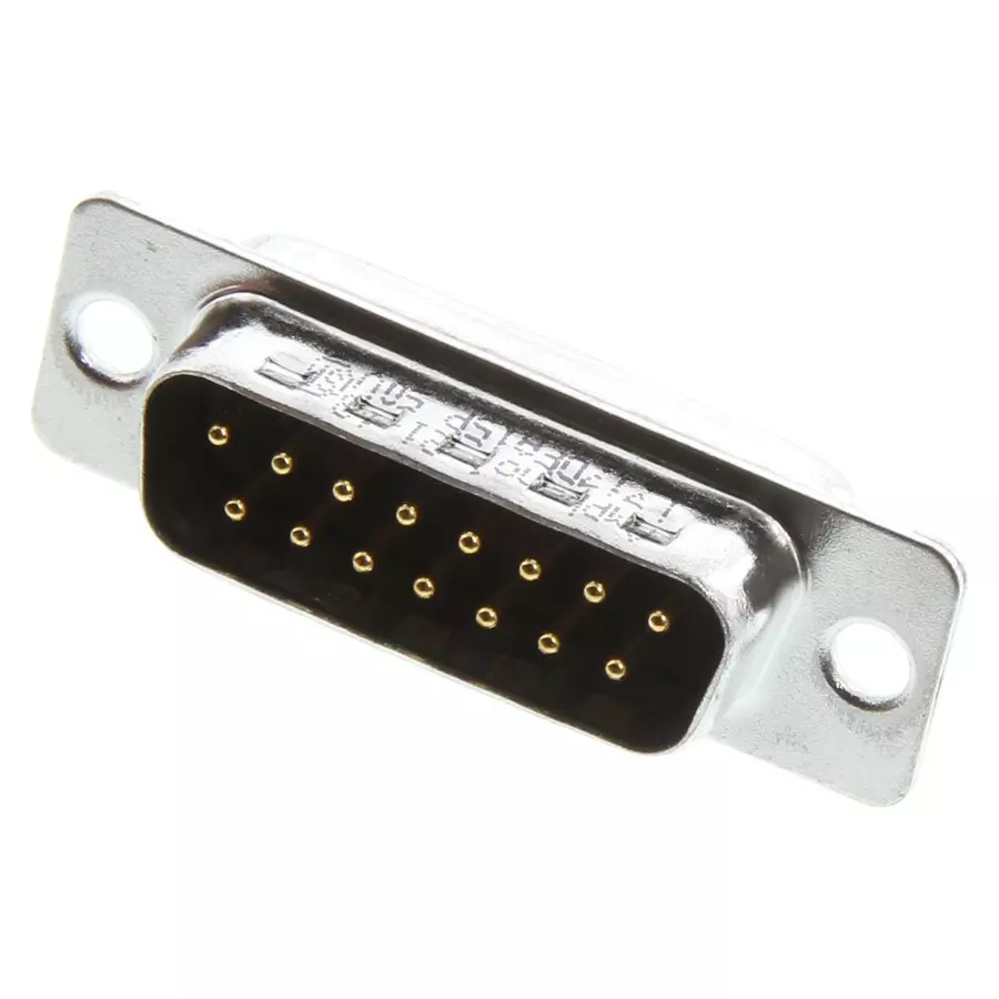 AMPHENOL COMMUNICATIONS SOLUTIONS D SUB CONN, PLUG, DA, 15POS, SOLDER CUP, L717DFA15P