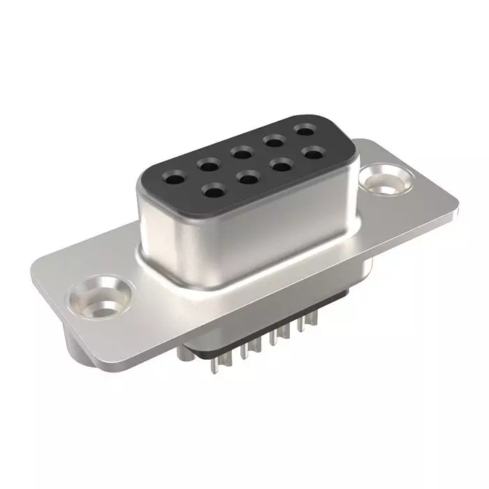 AMPHENOL COMMUNICATIONS SOLUTIONS FILTERED D-SUB CONN, RCPT, 9POS, DE, PNL, FCE17E09SM440