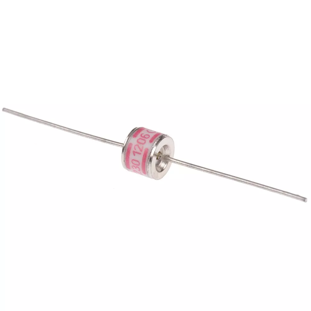 Epcos Switching Spark Gap 300 Amp Peak Current 230 V Breakdown Voltage 0.8 mm Tube Diameter, B88069X0680T502 (Pack of 5)