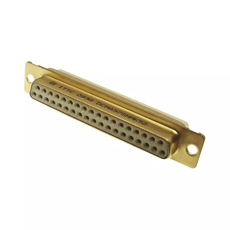 ITT CANNON D Sub Connectors CONNECTOR, D SUB, RECEPTACLE, 25 POSITION, DBM25S
