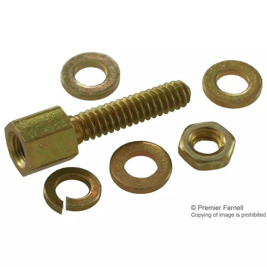 ITT CANNON D Sub Jack Screws D SUB JACK SCREW, FEMALE, #4-40, 12.7MM, D20418-50