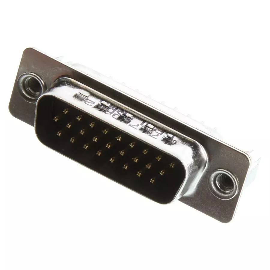 AMPHENOL COMMUNICATIONS SOLUTIONS CONNECTOR, HD D SUB, PLUG, 26POS, L717HDAH26POL2RM5