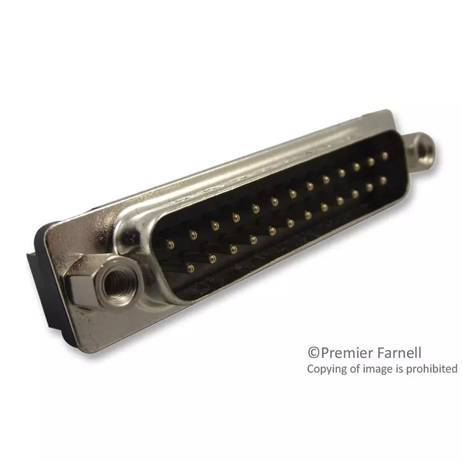 AMPHENOL COMMUNICATIONS SOLUTIONS CONNECTOR, D SUB, PLUG, 25POS, L717TSBH25POL2RM8