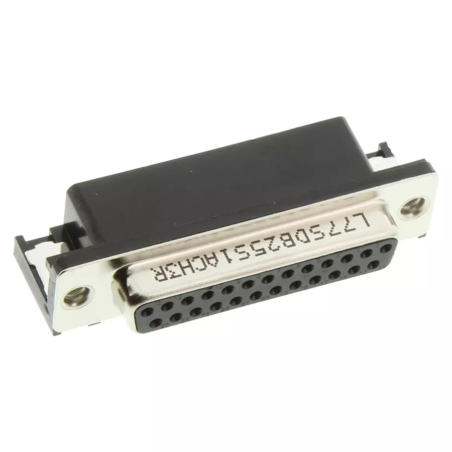 AMPHENOL COMMUNICATIONS SOLUTIONS D-SUB CONN, RCPT, 25POS, SOLDER, L77SDB25S1ACH3R