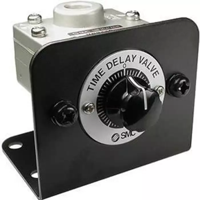 SMC VR2110 Series 0.5s to 60s Time Delay Valve, 10 bar max, EVR2110-F01