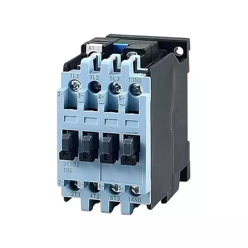 Siemens 9 A Spare Contactor Grey & Black Color Plastic Body for Motor Starters, 3TS3010-0AZ80-8KA0