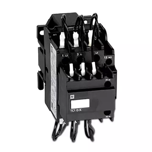 C&S Electric Capacitor Duty Contactor Frame 3 50 kVAR 3 Pole 1 NO+2NC Contacts, TC1D50K12