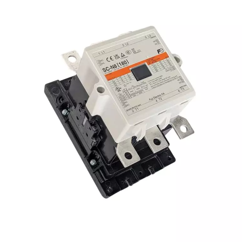 Fuji Electric Standard Electromagnetic Contactor without Case Cover, SC-N8 Coil 200V 2a2b
