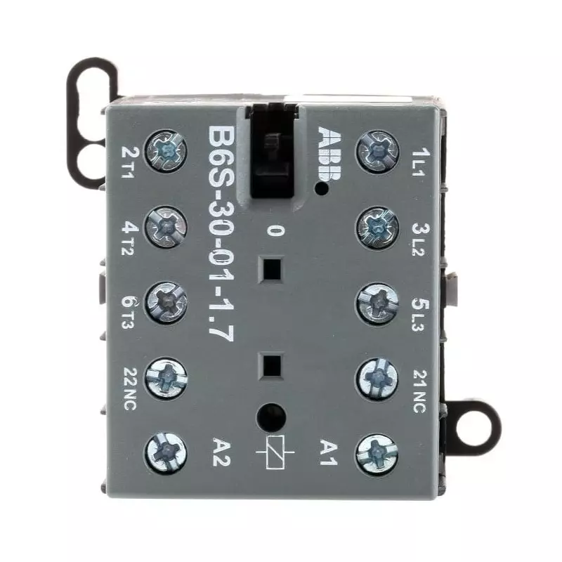 ABB B6S-30-01-1.7-71 B6S Contactor, 24 V DC Coil, 3-Pole, 20 A, 4 kW, 3NO, 690 V AC, GJL1213001R7011