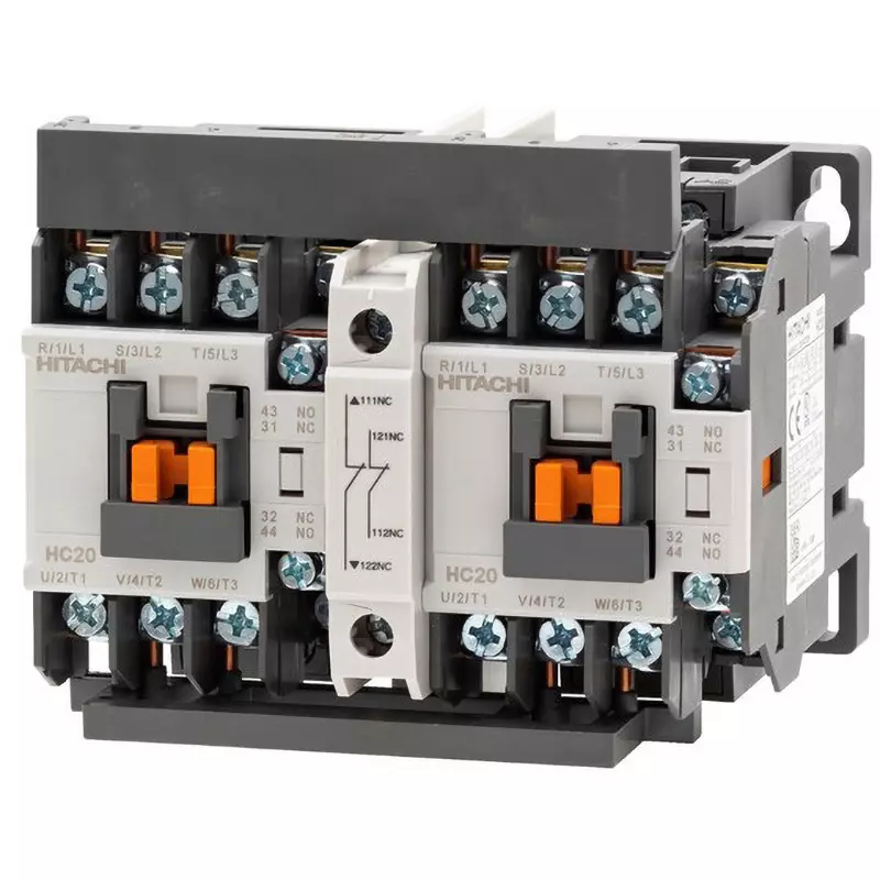 Hitachi Electromagnetic Contactor Reversible Operation 15 million times Mechanical Durability, HC20-R AC200V
