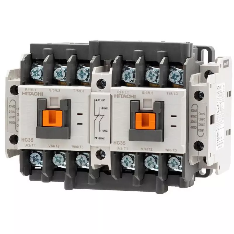 Hitachi Electromagnetic Contactor Reversible Operation 12 million times Mechanical Durability, HC35-R AC200V