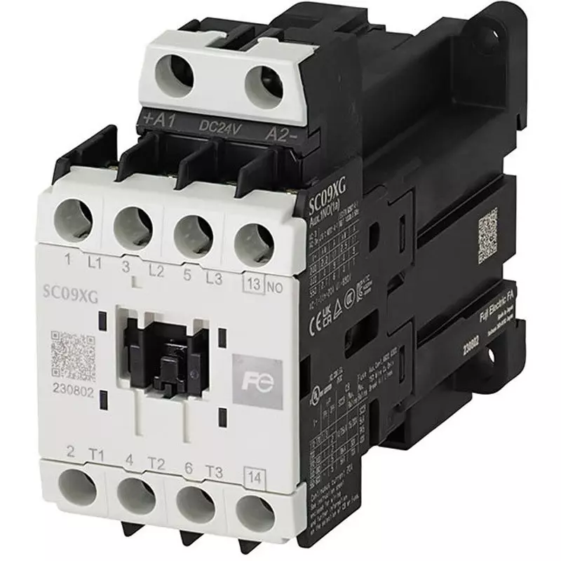 Fuji Electric Electromagnetic Contactor 2.7 kW at 200-240 V, SC09XG-E10