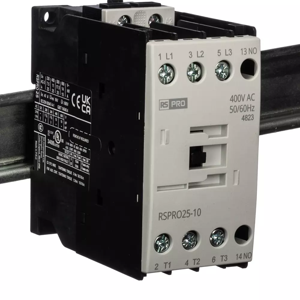 Buy RS PRO Contactor 3 Pole 400 V AC Coil Voltage 25 Amp Contact ...
