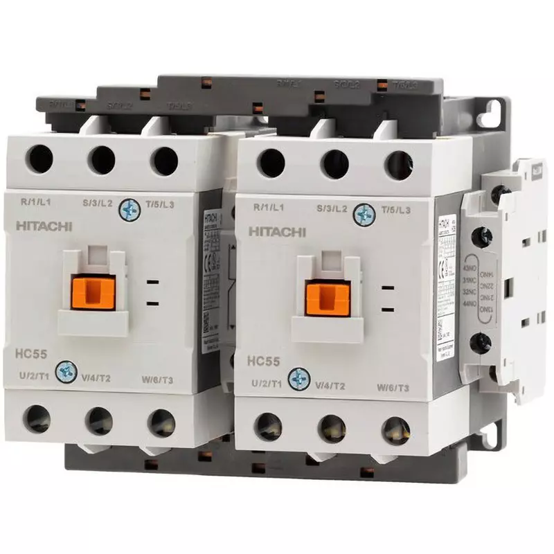 Hitachi Electromagnetic Contactor Reversible Operation 12 million times Mechanical Durability, HC55-R AC100V