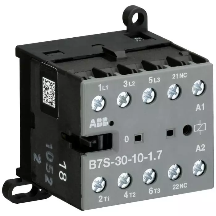 ABB B7S-30-01-1.7-71 B7S Contactor, 24 V DC Coil, 3-Pole, 20 A, 5.5 kW, 3NO, 690 V AC, GJL1313001R7011