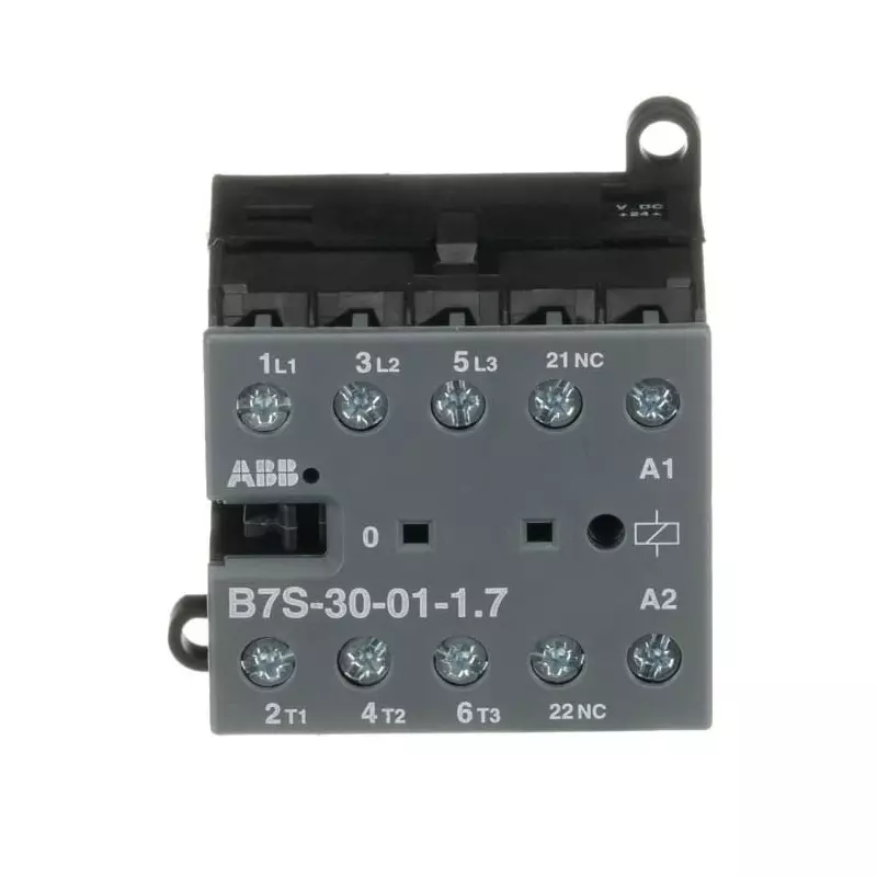 ABB B7S-30-01-1.7-71 B7S Contactor, 24 V DC Coil, 3-Pole, 20 A, 5.5 kW, 3NO, 690 V AC, GJL1313001R7011