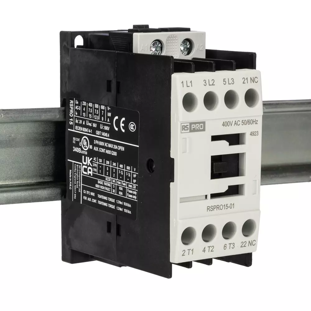 Buy RS PRO Contactor 3 Pole 400 V AC Coil Voltage 15 Amp Contact ...