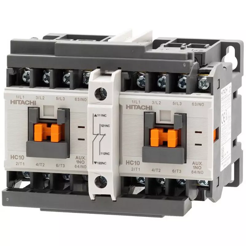 Hitachi Electromagnetic Contactor Reversible Operation 15 million times Mechanical Durability, HC10-R AC200V