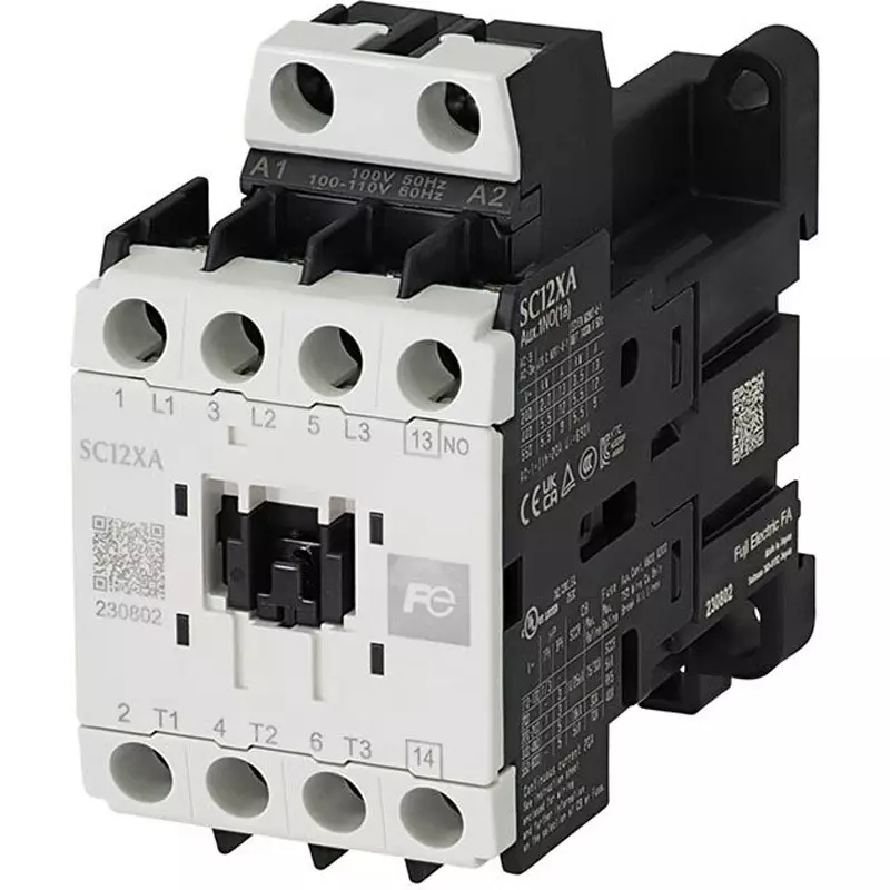 Fuji Electric Electromagnetic Contactor 2.7 kW at 200-240 V, SC12XA-210