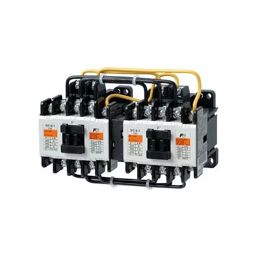 Fuji Electric Reversing Type Electromagnetic Contactor, SC-5-1RM Coil AC200V 2A2B×2